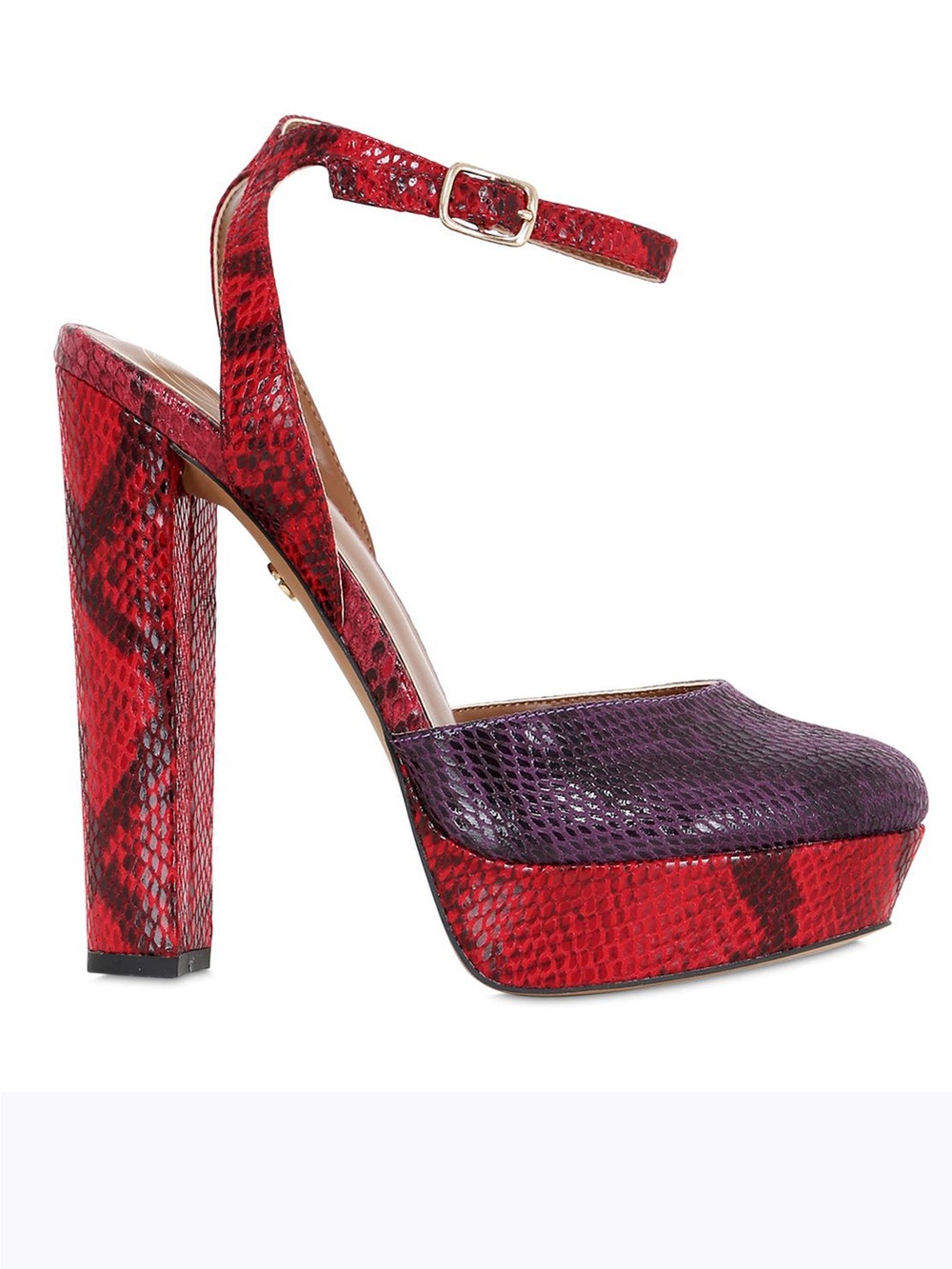 Kurt Geiger London Brinley Snakeskin Platform Heels